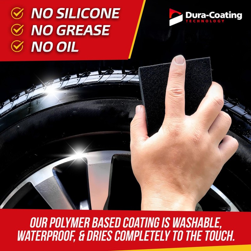 DURA-COATING TECHNOLOGY, Dressing Total Tire Kit - Single Size Car