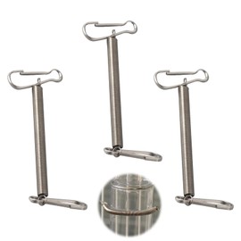 PAVIKE 3 Pcs Pet Water Bottle Fixing Tool for Cages Automatic Water Supply Waterer Water Bottle Licking Small Animals Drinking Water Licking Hanging Pet Bowl Dog Cat Rabbit Guinea Pig Water Bottle