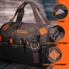 WELKINLAND 18 Pockets Electrician Tools Bag,14" Heavy Duty Plumber Tool