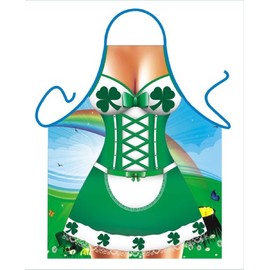 Iconic Aprons Irish Dancer Apron, Polyester, Multi-Colour, 79 x 56 x 0.1 cm