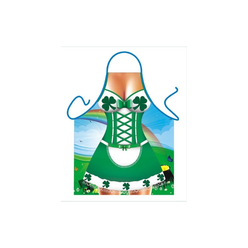 Iconic Aprons Irish Dancer Apron, Polyester, Multi-Colour, 79 x 56