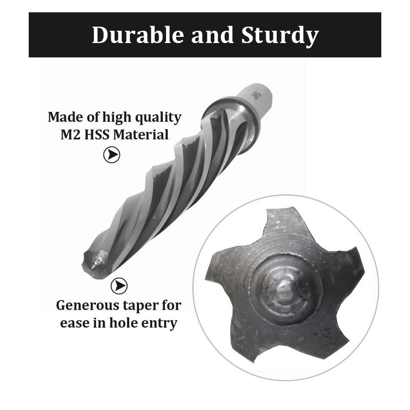 YUEWO 5/8" Bridge Construction Drill Set - Tapered Alignment Reamers