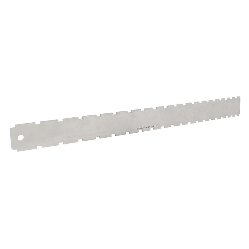 Electric Guitar Neck Fretboard Notched Straight Edge and Fret Rocker