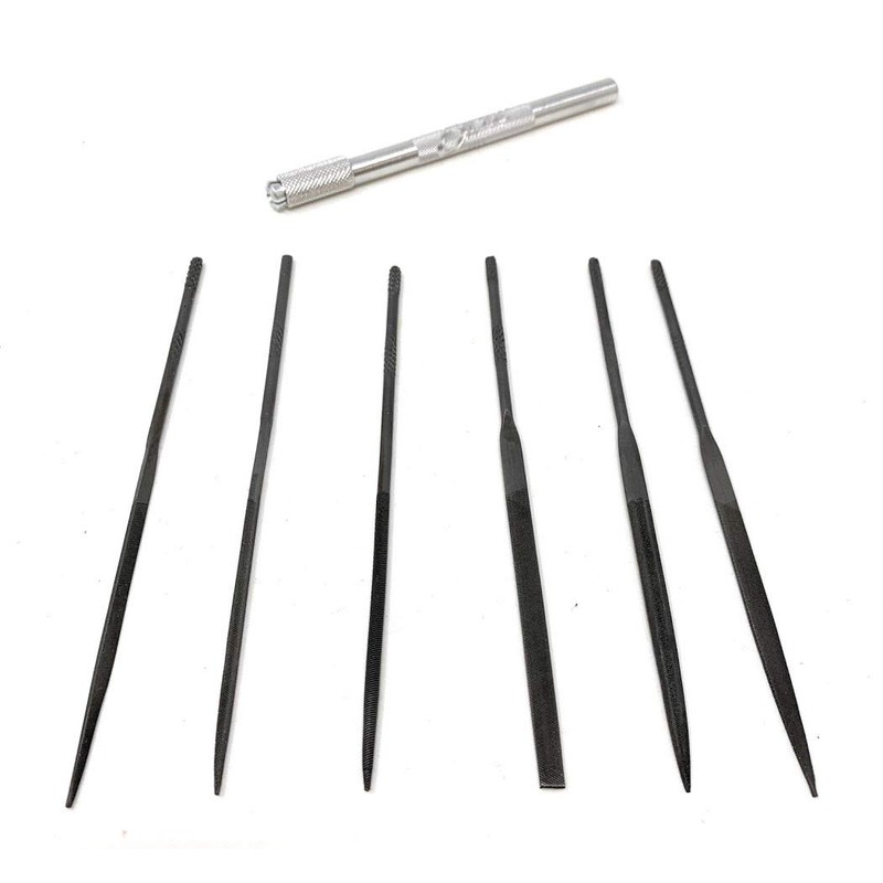 Excel Blades Mini Needle File Set – Hardened Alloy Steel,