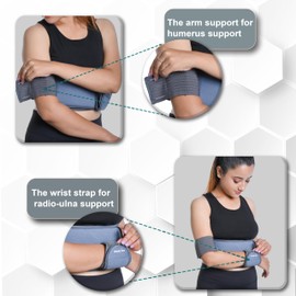Toilet Shoulder Support Bandage Arm Sling Shoulder Immobiliser Youth Shoulder Stabiliser Compression Bandage Rotator Cuff Operation Sling Left Right Arm Sling Size 3
