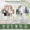 Tangkula Foldable Clothes Drying Rack, 68.5" Aluminum Laundry Rack with