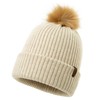 Comhats Womens Winter Hats Wool Ladies Bobble Hats Cashmere Beanie