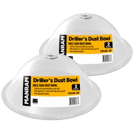 Hole Saw Dust Bowl (2 Pack) - Dust Bowl for Hole Saw, for Installing Recessed Lights and Works with All Hole Saws