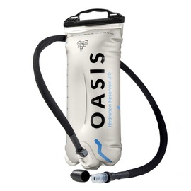 Water Buffalo Hydration Bladder - Water Bladder for Hiking Backpack - Leak Proof 3L Hydration Bladder - Water Reservoir Insulated Hose & High Flow Bite Valve - Oasis 3 Liter Hydration Bladder