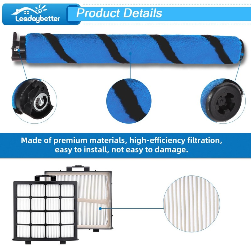 Leadaybetter Filter Replacement for Shark AZ2000 AZ2000W AZ2002 Vertex DuoClean