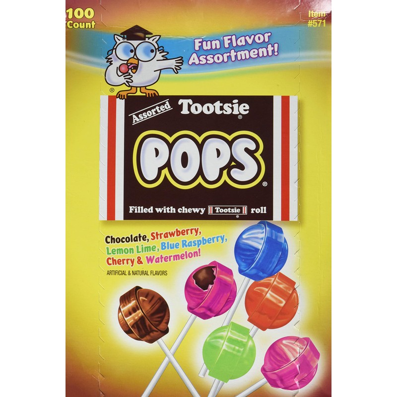 Tootsie Pops Fun Flavor Assortment 100 pops