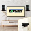 Universal Speaker Wall Mount,Secure Adjustable Real Wood Wall Bracket Holder,Small