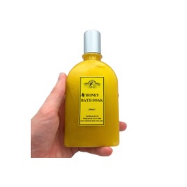 Honey Bath Soak 250ml by Elegance Natural Skin Care Luxury Gift Present Spa Bathing Soak Made with Local Honey