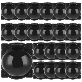 EATHEATY 20 Pcs Air Layering Pods - Large Reusable Air Layering Propagation Kit - Black Plant Rooting Propagation Ball - Tree Root Propagation Box Grafting Device
