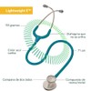 3M Littmann Estetoscopio Lightweight II SE, Manguera Color Azul Caribe
