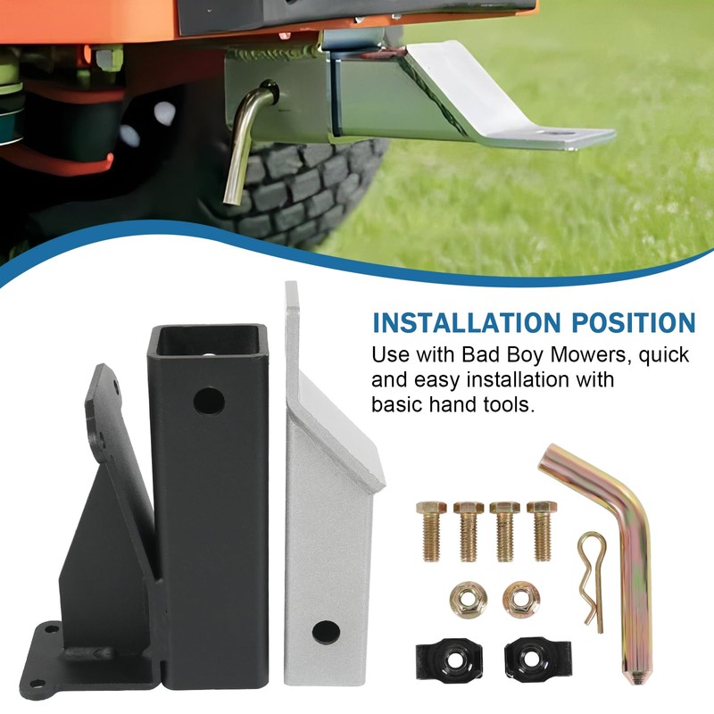 093-1136-23 Hitch Kit with Pin Replacement for Bad Boy Maverick