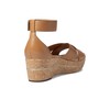 Johnston & Murphy Women's Gigi Cross Band Sandal Wedge, Tan,