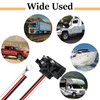 ecocstm 10 PCS 3 Wire Plug Truck Trailer Light Plug,