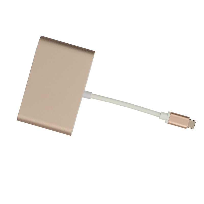 USB 3.1 Type C to VGA Adapter Hub PD 3