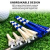 Crestgolf 150 Pack Plastic Golf Tees, Contain 100PCS 3-1/4" Long