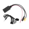 59.1in Bluetooth Radio Audio Cable Handsfree Car AUX Adapter with