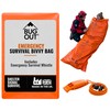 BUG OUT Survival Bivvy Bag with Emergency Whistle Kit, Waterproof,