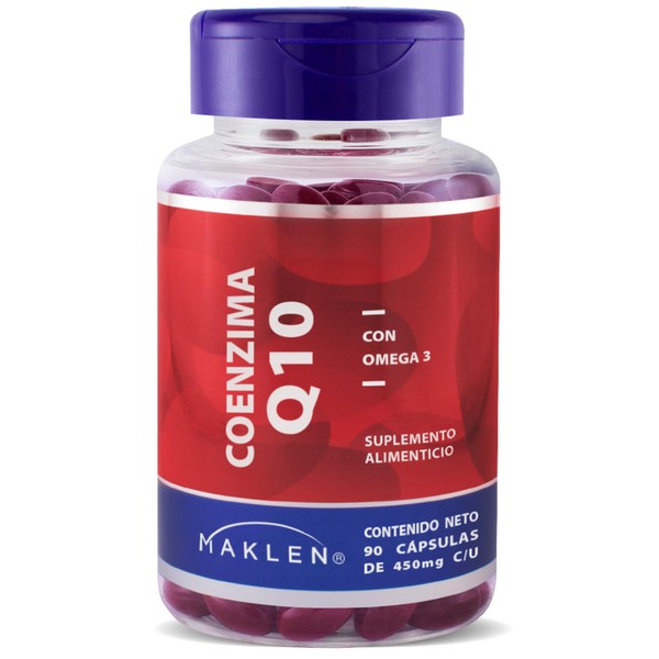 CoQ10 | Coenzima Q10 Pura con Omega 3| 90 Cápsulas