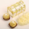 12pcs Hollow Candy Box Chocolates Container Ornamnet Gift Jar Decoration