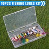 Fishing Lures Spinnerbait Kit, Rooster Tail Fishing Lures Inline Spinner