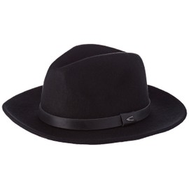 camel active Men's 401110/6H11 Porkpie Hat, (Black 9), L