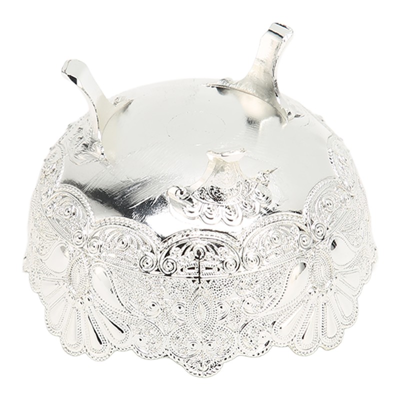Serving Bowl European Style Retro Elegant Alloy Fruit Bowl for