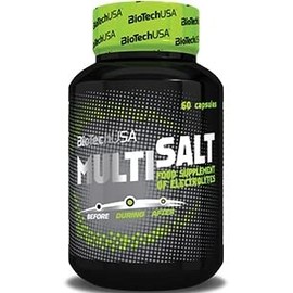 BioTechUSA MultiSalt | Elektrolytausgleich & Krampfreduktion | für Ausdauersportler | mit Natrium, Magnesium, Kalium und Chlorid | 60 Kapseln