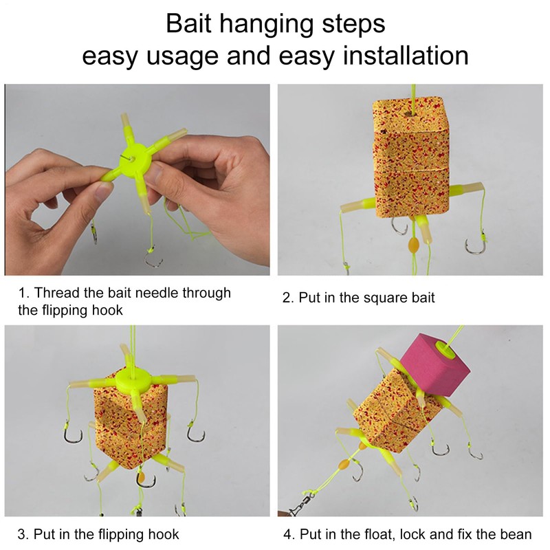 Carp Rig | Carp Fishing Baits Lure Hooks,Anti-Snag Lure Holder