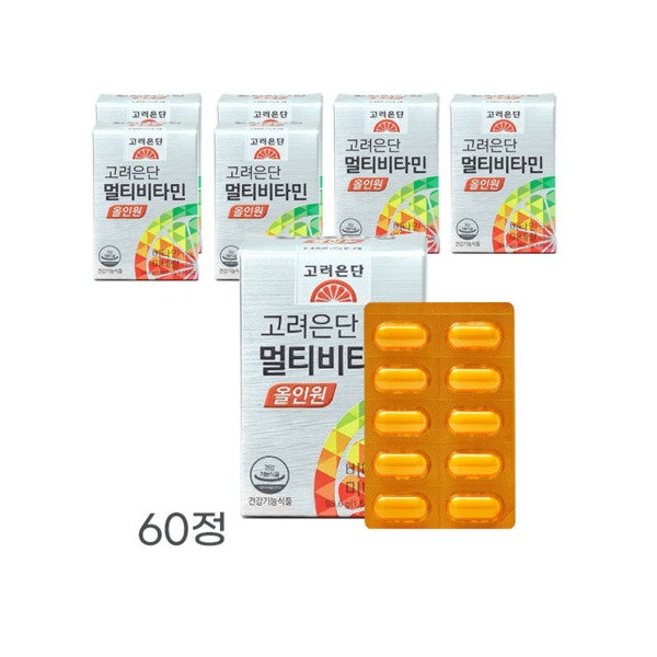 Multivitamin all-in-one 1560mg 60 tablets 7 pieces Korea Eundan Antioxidant