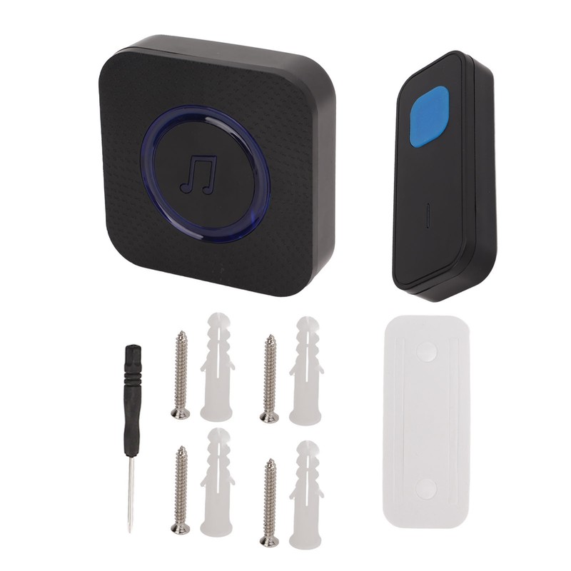 Wireless Door Bell IP55 Waterproof Electronic Doorbell 5 Levels Adjustable