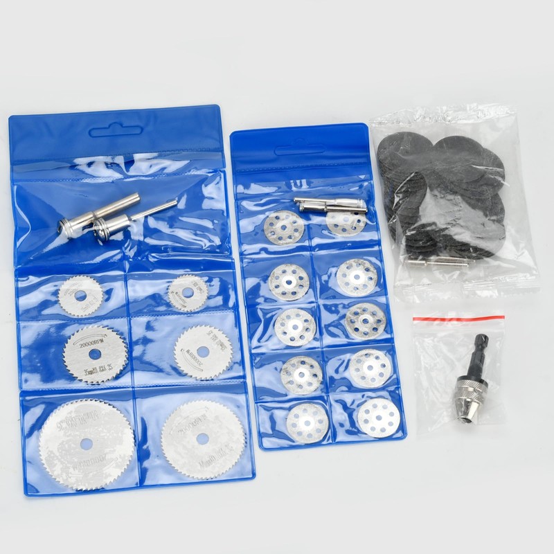 60Pcs Rotary Cutting Wheels Kit for Dremel, HSS Saw Blades