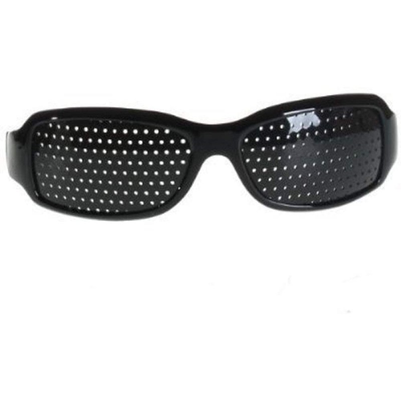 Itian Pinhole Brille, Anti-Müdigkeit, die Prävention von Kurzsichtigkeit (Schwarz)