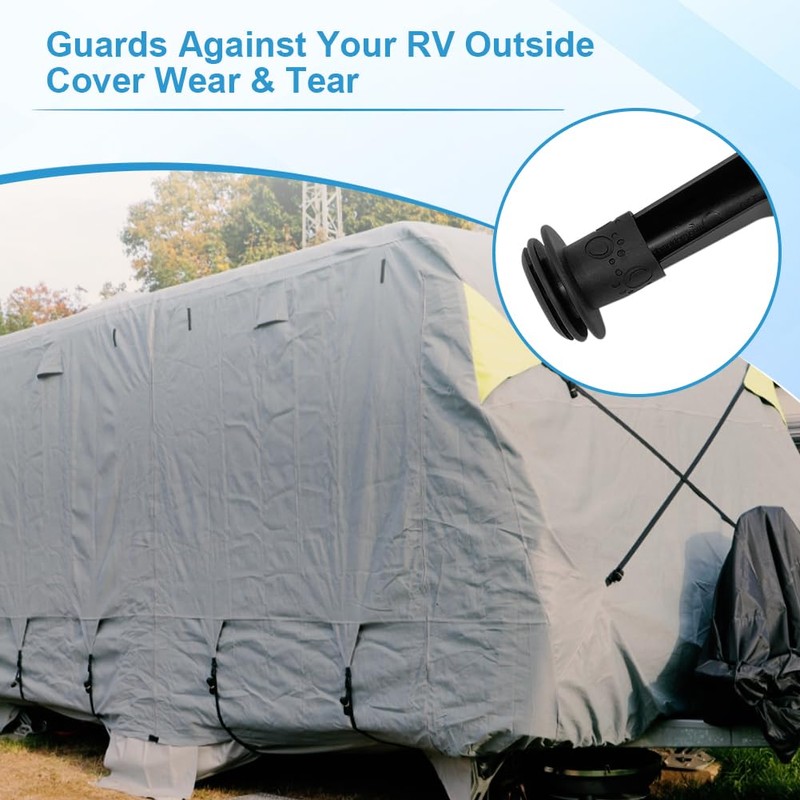 RV Gutter Spout Caps- Protects RV Cover from Gutter Spout