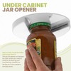 Under Cabinet Jar Opener - Undermount Lid Gripper Tool Easily