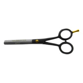 Paq Tijeras De Corte Y Degrafilado Basic Barberías Estilista Color Negro