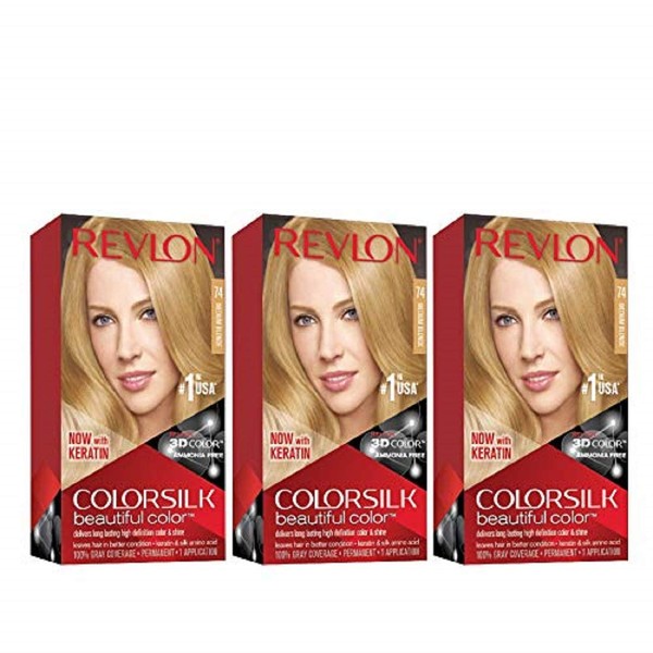 Revlon ColorSilk Haircolor, Medium Blonde