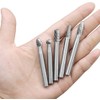 10pcs Carbide Burrs Set, 1/4"Cutting Diameter 1/4"(6mm) Shank Diameter Double