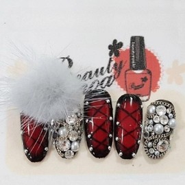 Mink Winter Mink Pumarts Self Nail / 밍크털 겨울 밍크 퍼파츠 셀프네일