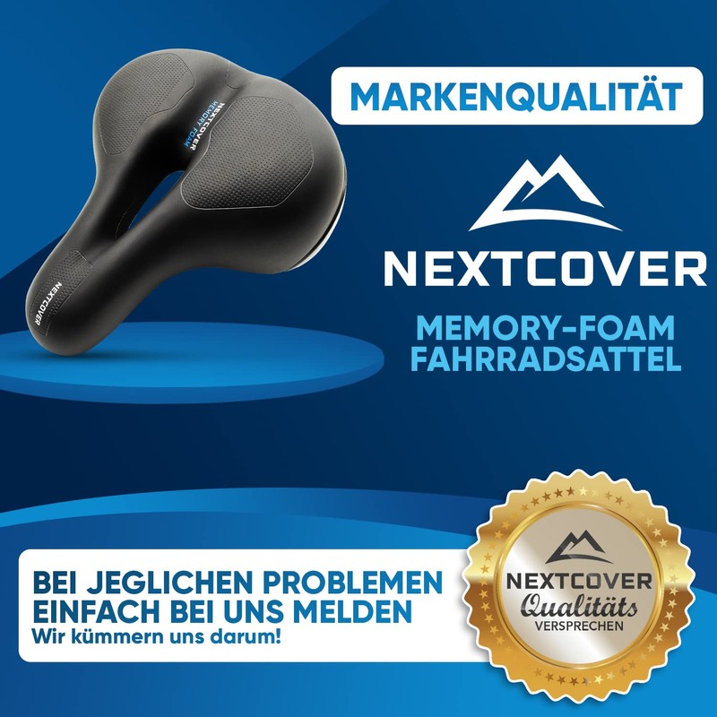NEXTCOVER® Bicycle Saddle for Men and Women with [Airflow] Ergonomics