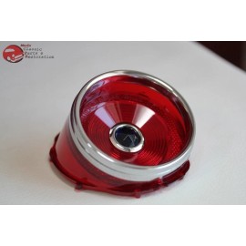 Classic GM 1965 Chevy Impala Fullsize Car Rear Blue Dot Incandescent Tail Light Lamp Lens