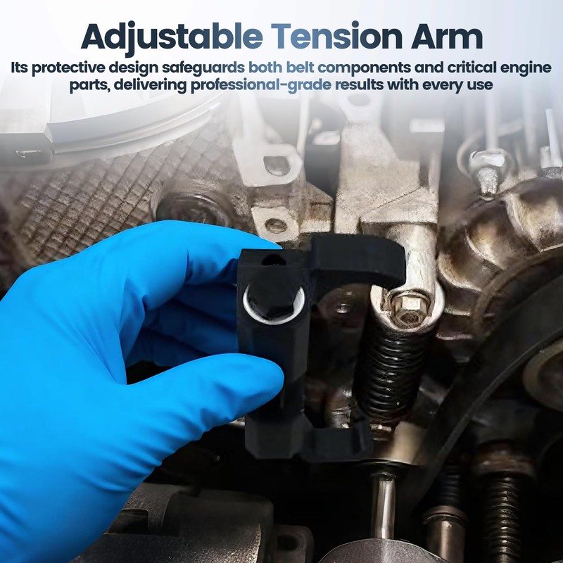 WODHMIEY 5460 Serpentine Belt Tensioner Tool, Belt Tension Compressor &