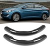 2PCS Steering Wheel Cover Carbon Fiber Pattern Comfortable Touch Delicate