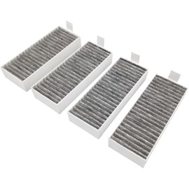 4 x activated carbon filters suitable for Siemens Clean Air HZ9VRCR0, HZ9VRCR1, HZ9VRUD0, 17004796, 17004798, 17007505 for hobs with extractor ED6, ED7, ED8, EH6, EH8, EX8