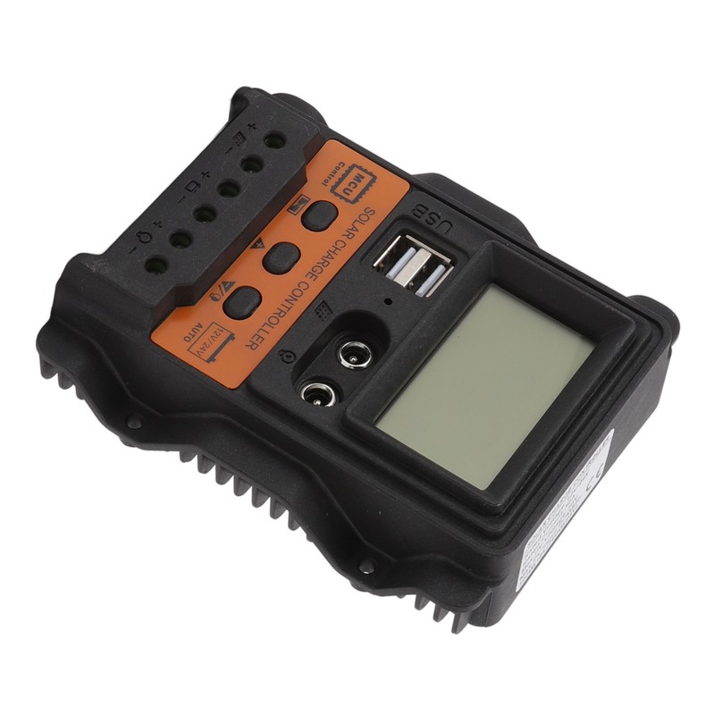 12V 24V Dual USB Solar Charge Controller PWM Photovoltaic Solar