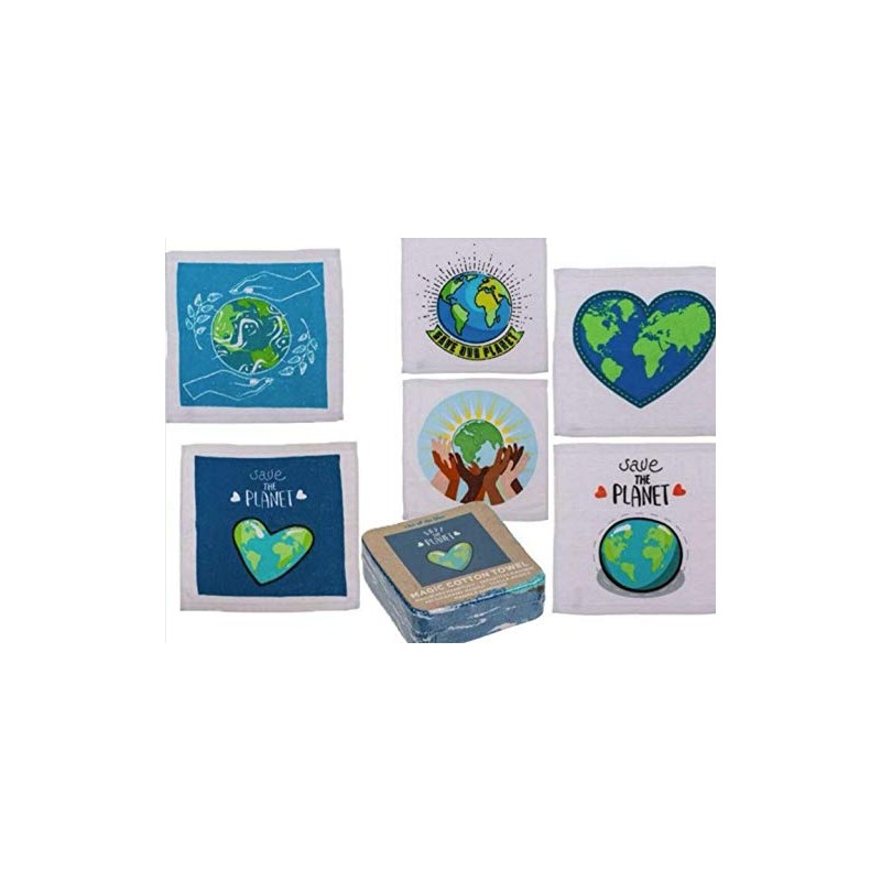 3er Set Planet Magic Towel, Magic Towel, Terry Towels, Children's